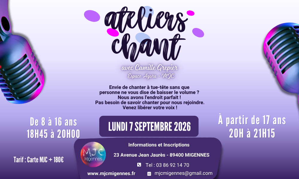 ATELIER CHANT