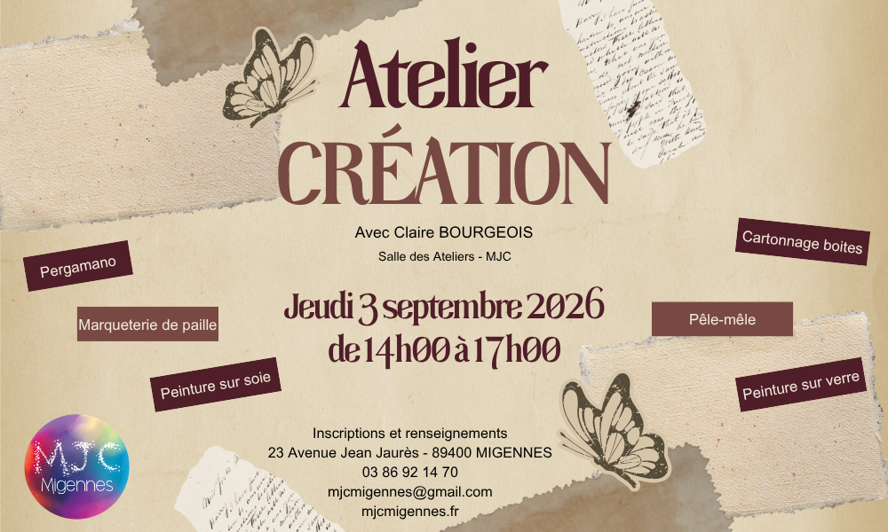 ATELIER CRÉATION