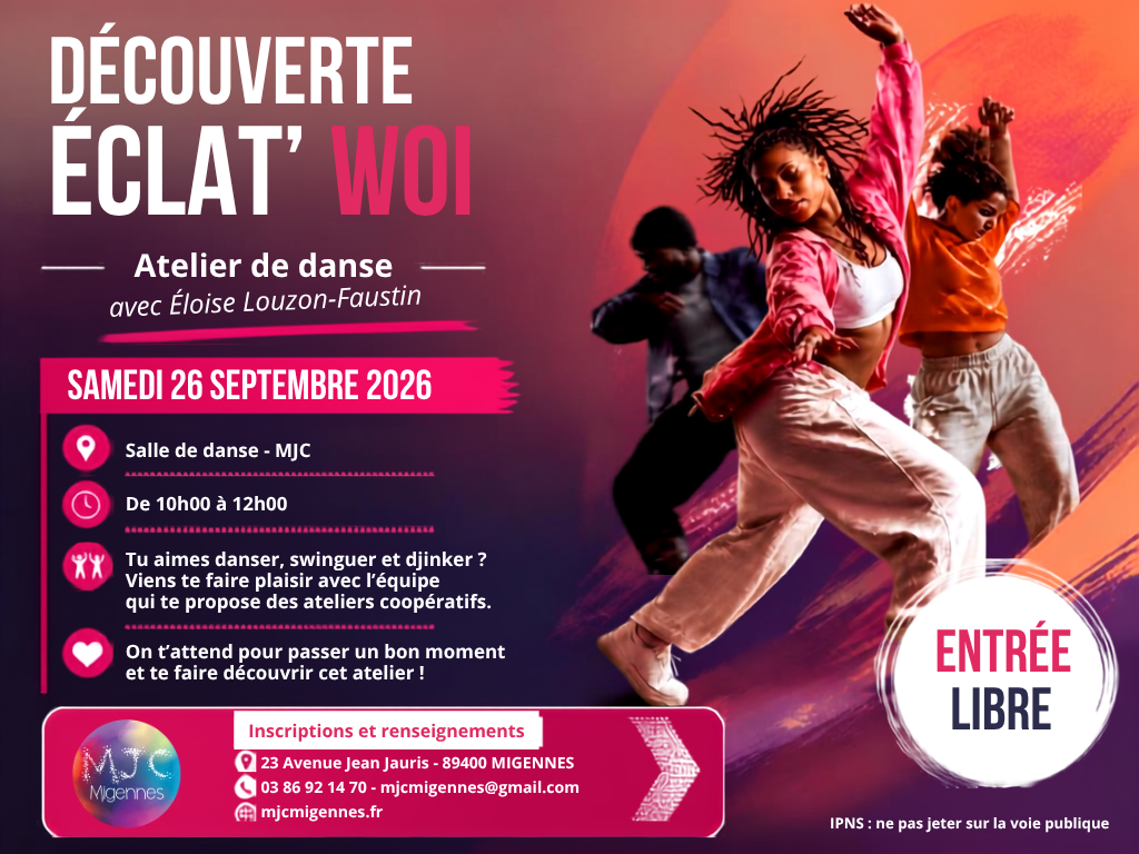 Découverte ÉCLAT'WOI