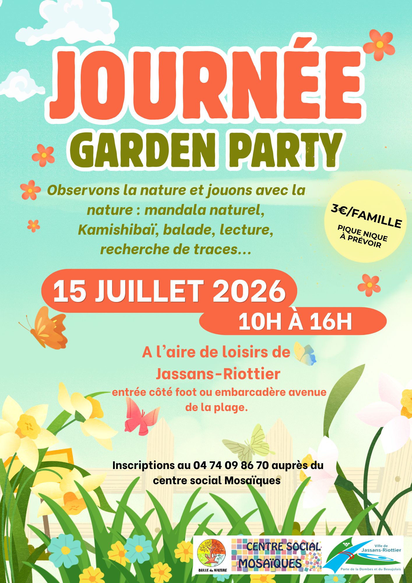 Journée fraicheur : Garden Party en famille!