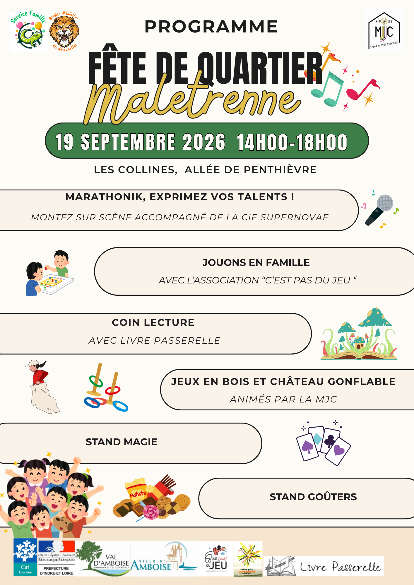 Fête de quartier Maletrenne !