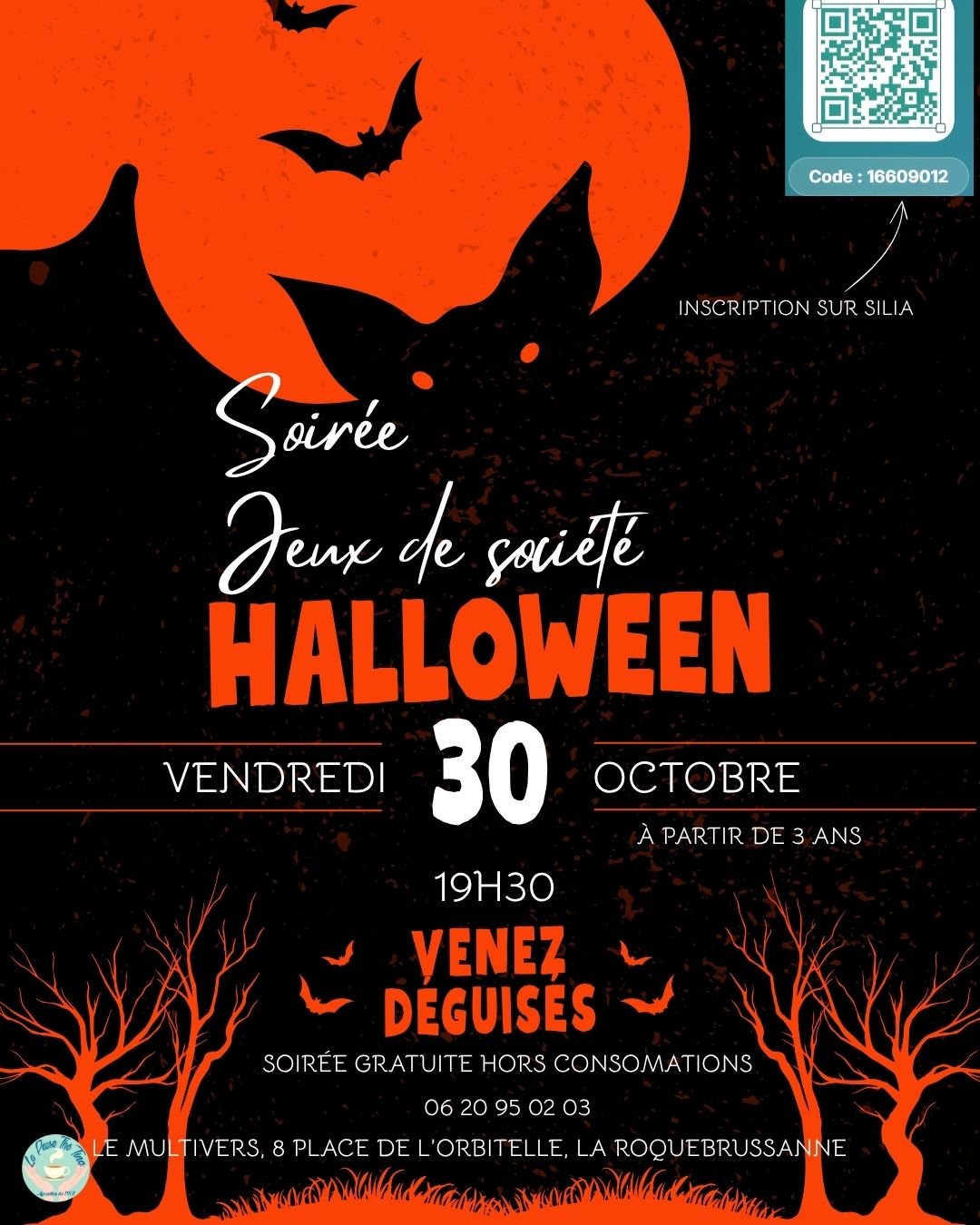 Soirée jeux de société halloween